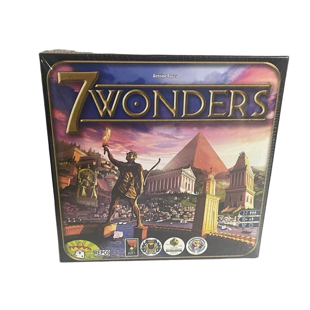 7 Wonders Board Game By Repos Production, Antoine Bauza - Sealed/ New